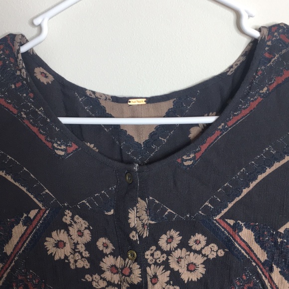 Free people grey tan dress - Picture 2 of 3